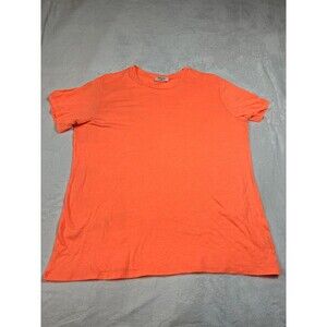 Zenana Orange/Peach Short Sleeve Crew Neck T-shirt size xl